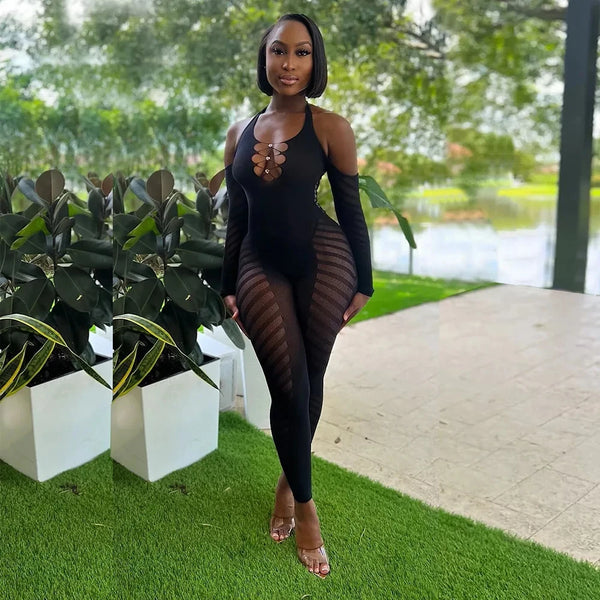 Jumpsuit For Women Sexy Club,Rhinestone Deep V One Piece Birthday Jumpsuits,Poster Bottle Large Outfit Going Out Plus Size