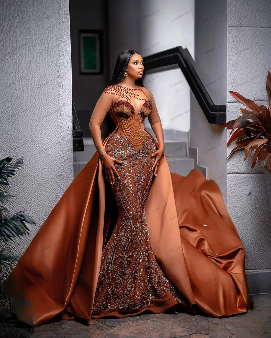 Glamorous Women's Formal Evening Gowns Beading Appliques Sexy Prom Dress Sweetheart Customized Vestidos De Fiesta Elegantes 2026