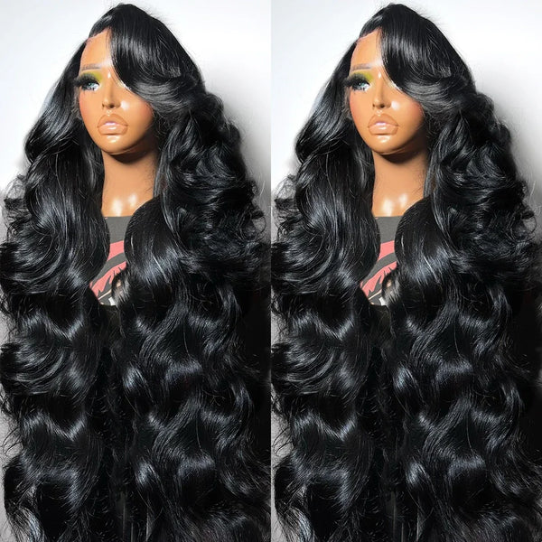 30 40 Inch 360 Full Lace Body Wave Wigs Human Hair 13x4 13x6 HD Lace Frontal Wig For Black Women 4x4 5x5 Lace Closure Wigs 200%