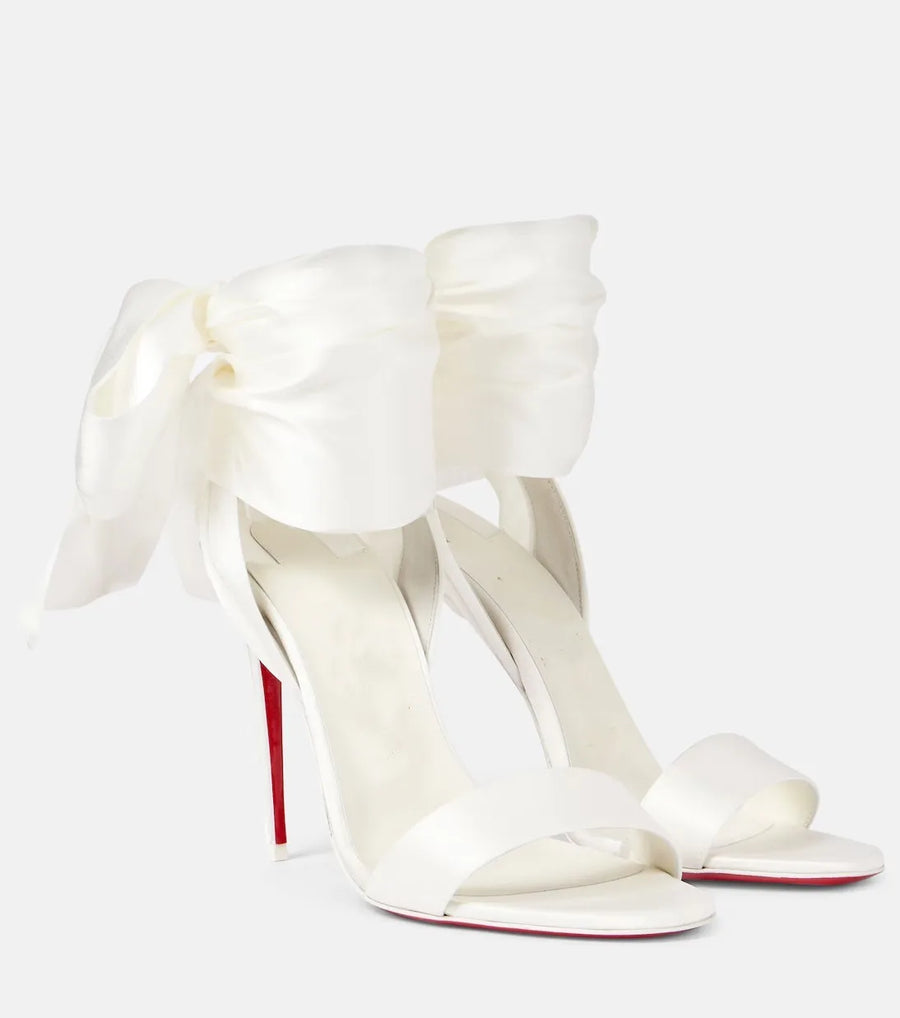 European and American Summer New Ankle Strap Women's Slim High-heeled Sandals Fashionable and Sexy Party Wedding Sandals